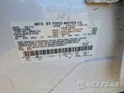 Zdjęcie 14 z 14 samochodu: 2013 FORD EDGE LIMITED VIN:2FMDK3KC3DBC84891 - miniatura