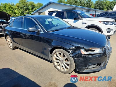 Czwarte zdjęcie samochodu z boku: 2013 AUDI A4 PREMIUM PLUS VIN:WAUFFAFL0DA176348 - miniatura
