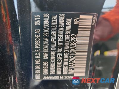 Zdjęcie 14 z 14 samochodu: 2016 PORSCHE CAYENNE VIN:WP1AA2A21GKA38282 - miniatura