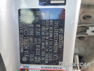 Zdjęcie 12 z 12 samochodu: 2016 KIA RIO LX VIN:KNADM4A33G6637040 - miniatura