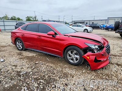 Czwarte zdjęcie samochodu z boku: 2021 HYUNDAI SONATA SE VIN:5NPEG4JA8MH065347 - miniatura