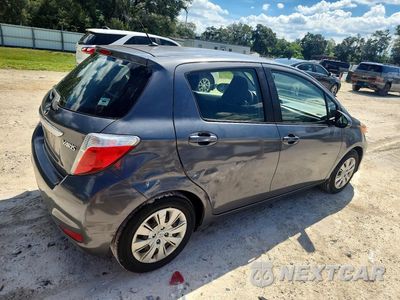 Trzecie zdjęcie samochodu z tyłu: 2012 TOYOTA YARIS 5-DOOR L VIN:JTDKTUD37CD524397 - miniatura
