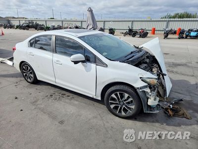 Czwarte zdjęcie samochodu z boku: 2014 HONDA CIVIC EX VIN:19XFB2F80EE239544 - miniatura