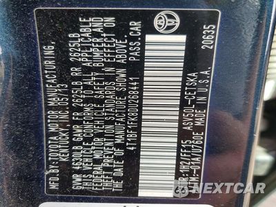 Zdjęcie 12 z 12 samochodu: 2013 TOYOTA CAMRY SE VIN:4T1BF1FK8DU268441 - miniatura