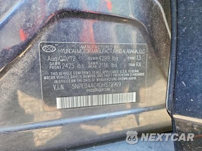 Zdjęcie 12 z 12 samochodu: 2013 HYUNDAI SONATA GLS VIN:5NPEB4AC4DH579969 - miniatura