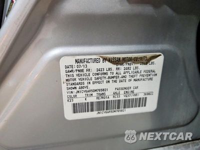 Zdjęcie 13 z 13 samochodu: 2013 INFINITI G37 SEDAN X VIN:JN1CV6AR5DM765821 - miniatura