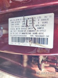 Zdjęcie 12 z 12 samochodu: 2010 ACURA TSX VIN:JH4CU2F65AC032353 - miniatura