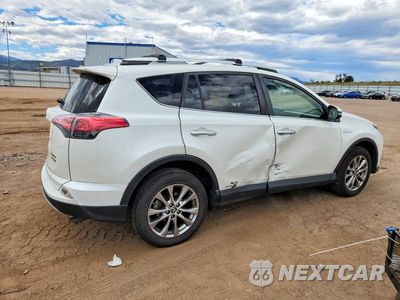 Trzecie zdjęcie samochodu z tyłu: 2016 TOYOTA RAV4 HV LIMITED VIN:JTMDJREV5GD035045 - miniatura