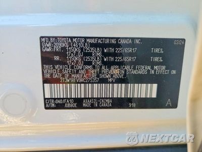 Zdjęcie 13 z 13 samochodu: 2024 TOYOTA RAV4 XLE VIN:2T3W1RFV9RC275357 - miniatura