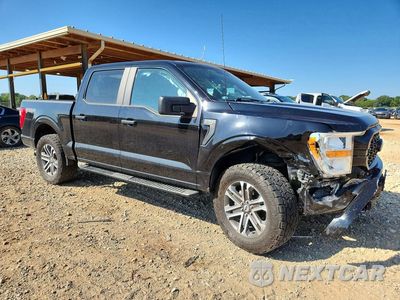 Czwarte zdjęcie samochodu z boku: 2021 FORD F150 SUPERCREW VIN:1FTEW1EP7MKD54379 - miniatura