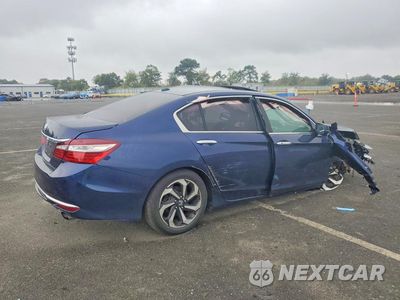 Trzecie zdjęcie samochodu z tyłu: 2017 HONDA ACCORD EXL VIN:1HGCR2F81HA243724 - miniatura