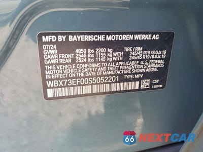 Zdjęcie 13 z 13 samochodu: 2025 BMW X1 XDRIVE28I VIN:WBX73EF00S5052201 - miniatura