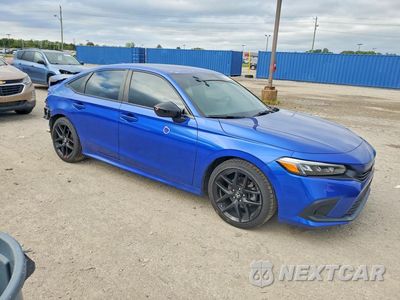 Czwarte zdjęcie samochodu z boku: 2022 HONDA CIVIC SPORT VIN:2HGFE2F5XNH504196 - miniatura