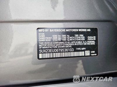 Zdjęcie 13 z 13 samochodu: 2026 B M W X SERIES X5 4D SUV 40I XDRIVE MSPORT VIN:5UX23EU06T9536103 - miniatura