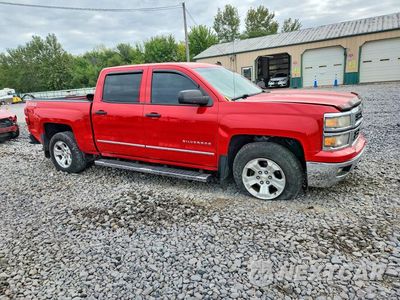 Czwarte zdjęcie samochodu z boku: 2014 CHEVROLET SILVERADO K1500 LT VIN:3GCUKREC2EG139035 - miniatura