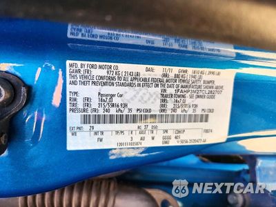 Zdjęcie 12 z 12 samochodu: 2012 FORD FOCUS SEL VIN:1FAHP3M27CL282707 - miniatura