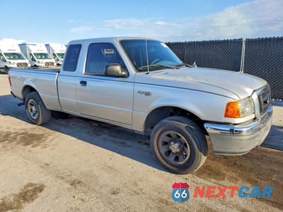 Czwarte zdjęcie samochodu z boku: 2004 FORD RANGER SUPER CAB VIN:1FTYR14U04PA46985 - miniatura