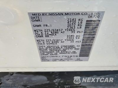 Zdjęcie 13 z 13 samochodu: 2020 NISSAN ROGUE SV VIN:5N1AT2MV8LC795858 - miniatura