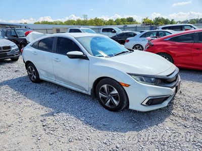 Czwarte zdjęcie samochodu z boku: 2019 HONDA CIVIC LX VIN:2HGFC2F64KH562332 - miniatura
