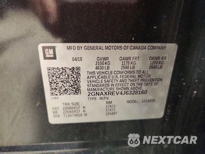 Zdjęcie 12 z 12 samochodu: 2018 CHEVROLET EQUINOX LS VIN:2GNAXREV4J6328160 - miniatura