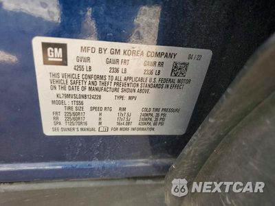 Zdjęcie 12 z 12 samochodu: 2022 CHEVROLET TRAILBLAZER ACTIV VIN:KL79MVSL0NB124228 - miniatura