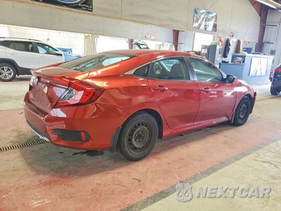 Trzecie zdjęcie samochodu z tyłu: 2020 HONDA CIVIC LX VIN:2HGFC2F67LH571317 - miniatura