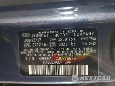 Zdjęcie 12 z 12 samochodu: 2018 GENESIS G80 3.8 VIN:KMHGN4JE2JU216679 - miniatura