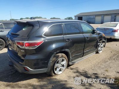 Trzecie zdjęcie samochodu z tyłu: 2015 TOYOTA HIGHLANDER HYBRID LIMITED VIN:5TDDCRFH8FS011814 - miniatura