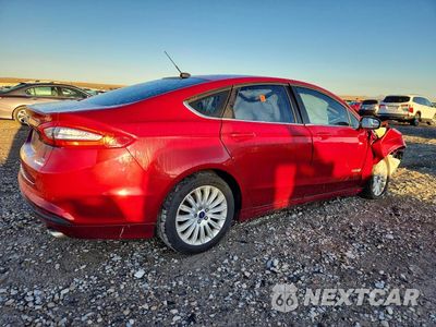 Trzecie zdjęcie samochodu z tyłu: 2016 FORD FUSION SE HYBRID VIN:3FA6P0LU7GR173356 - miniatura