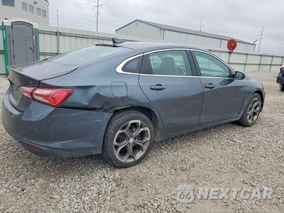 Trzecie zdjęcie samochodu z tyłu: 2021 CHEVROLET MALIBU LT VIN:1G1ZD5ST7MF007507 - miniatura