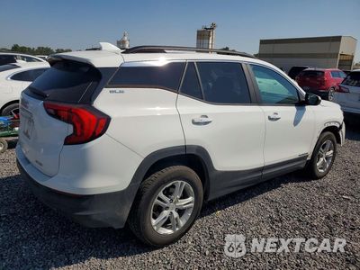 Trzecie zdjęcie samochodu z tyłu: 2021 GMC TERRAIN SLE VIN:3GKALTEVXML393861 - miniatura
