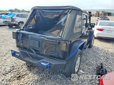 Trzecie zdjęcie samochodu z tyłu: 2016 JEEP WRANGLER UNLIMITED SPORT VIN:1C4BJWDGXGL179849 - miniatura