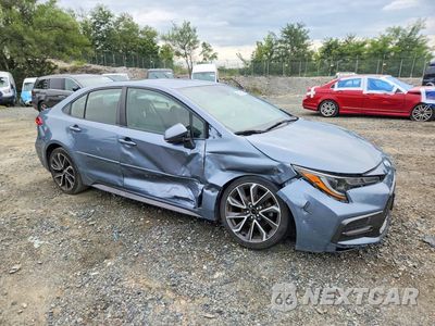 Czwarte zdjęcie samochodu z boku: 2020 TOYOTA COROLLA SE VIN:JTDS4RCE1LJ006994 - miniatura