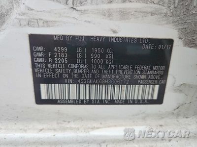 Zdjęcie 13 z 13 samochodu: 2017 SUBARU IMPREZA SPORT VIN:4S3GKAK68H3606172 - miniatura