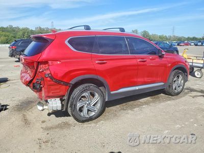 Trzecie zdjęcie samochodu z tyłu: 2021 HYUNDAI SANTA FE SEL VIN:5NMS3DAJ5MH319866 - miniatura