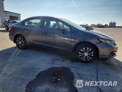 Czwarte zdjęcie samochodu z boku: 2013 HONDA CIVIC LX VIN:19XFB2F54DE204011 - miniatura