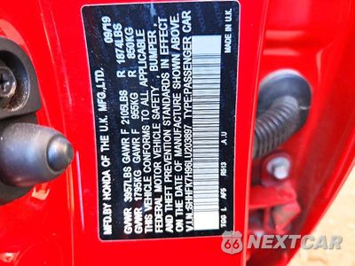 Zdjęcie 12 z 12 samochodu: 2020 HONDA CIVIC SPORT TOURING VIN:SHHFK7H96LU203897 - miniatura