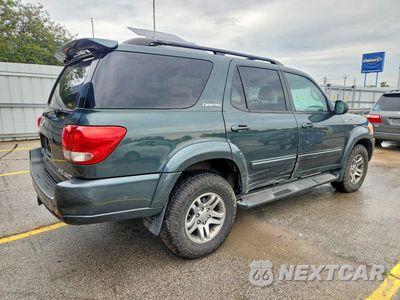 Trzecie zdjęcie samochodu z tyłu: 2006 TOYOTA SEQUOIA LIMITED VIN:5TDBT48A16S276634 - miniatura