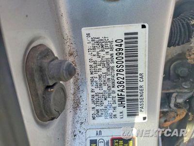 Zdjęcie 12 z 12 samochodu: 2006 HONDA CIVIC HYBRID VIN:JHMFA36276S009940 - miniatura