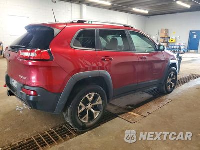 Trzecie zdjęcie samochodu z tyłu: 2017 JEEP CHEROKEE TRAILHAWK VIN:1C4PJMBS1HD218244 - miniatura