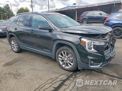 Czwarte zdjęcie samochodu z boku: 2022 GMC TERRAIN SLT VIN:3GKALVEV5NL183083 - miniatura