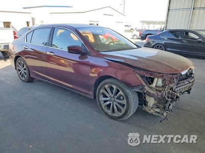 Czwarte zdjęcie samochodu z boku: 2015 HONDA ACCORD SPORT VIN:1HGCR2F51FA176917 - miniatura