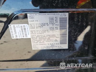 Zdjęcie 13 z 13 samochodu: 2019 INFINITI QX60 LUXE VIN:5N1DL0MN9KC532746 - miniatura