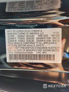 Zdjęcie 13 z 13 samochodu: 2025 HONDA CR-V SPORT VIN:7FARS6H55SE059493 - miniatura