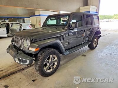 2020 JEEP WRANGLER UNLIMITED SAHARA 1C4HJXEM2LW277657 - główne zdjęcie licytacji z USA - miniatura