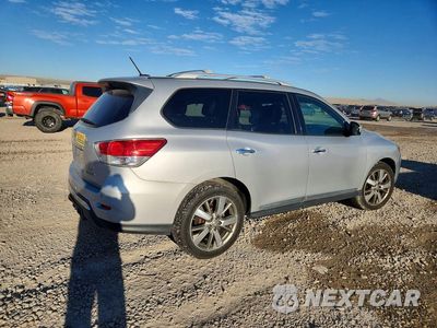 Trzecie zdjęcie samochodu z tyłu: 2014 NISSAN PATHFINDER S VIN:5N1AR2MM1EC632364 - miniatura