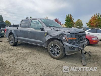 Czwarte zdjęcie samochodu z boku: 2024 FORD F150 STX VIN:1FTEW2LP7RKE75705 - miniatura