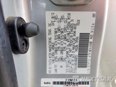 Zdjęcie 12 z 12 samochodu: 2013 TOYOTA TACOMA BASE VIN:5TFNX4CN8DX020252 - miniatura