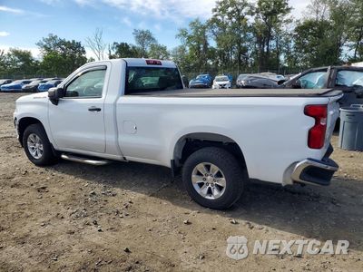 Drugie zdjęcie samochodu z przodu: 2021 CHEVROLET SILVERADO C1500 VIN:3GCNWAEF4MG382784 - miniatura