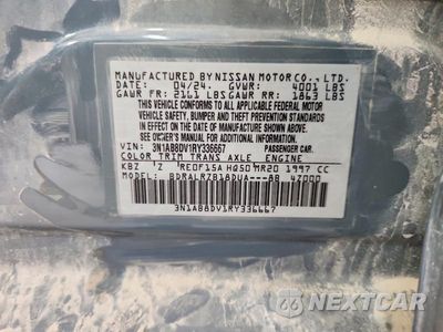Zdjęcie 12 z 12 samochodu: 2024 NISSAN SENTRA SR VIN:3N1AB8DV1RY336667 - miniatura